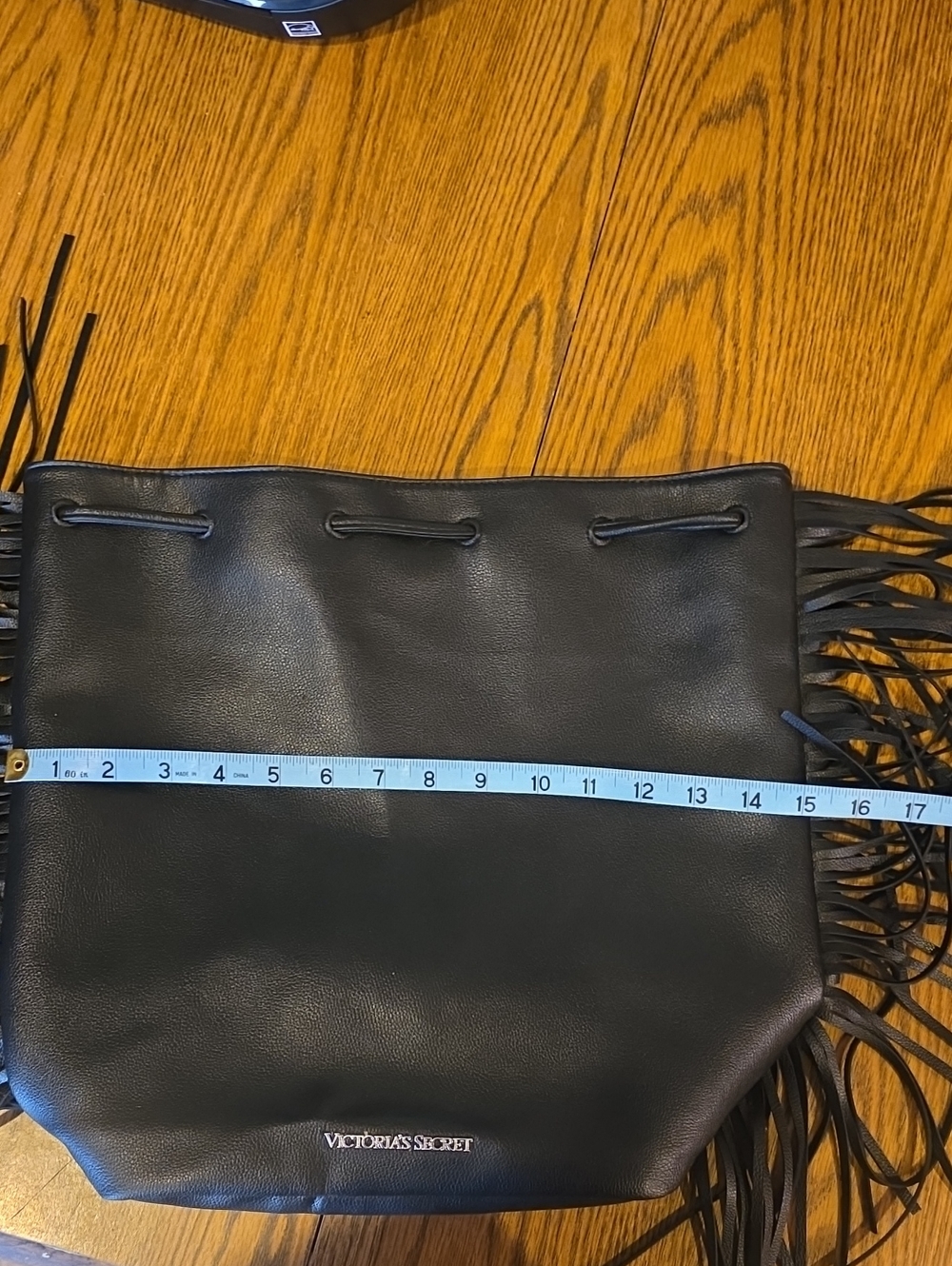Victoria's Secret Fringe Drawstring Backpack - Picture 10 of 11